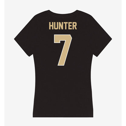 Purdue - NCAA Women's Basketball : Kyndall Hunter - Women's V-Neck T-Shirt-1