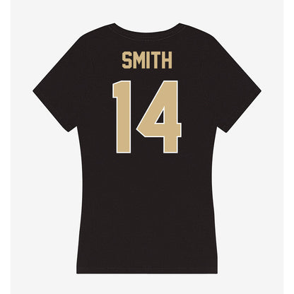 Purdue - NCAA Football : Emoni Smith - Women's V-Neck T-Shirt-1