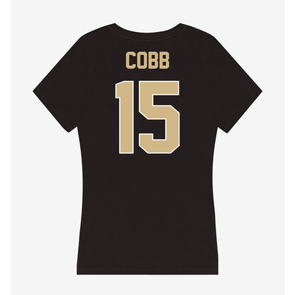 Purdue - NCAA Football : Vinaz Cobb - Women's V-Neck T-Shirt-1