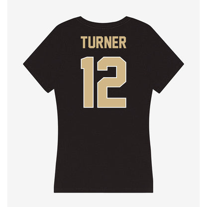 Purdue - NCAA Football : Ryan Turner - Women's V-Neck T-Shirt-1