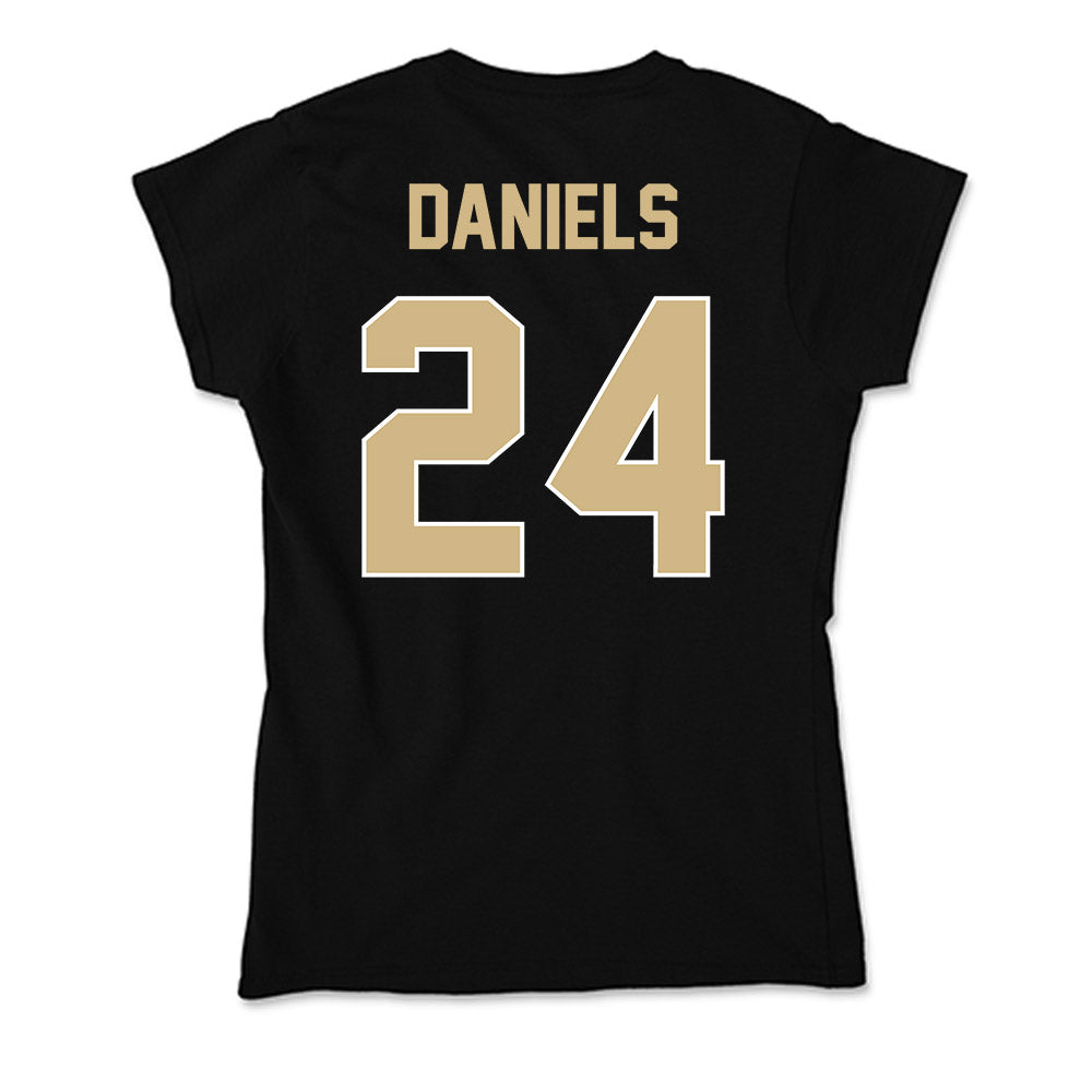 Purdue - NCAA Football : Raderrion Daniels - Soft Style Women’s T-Shirt-1