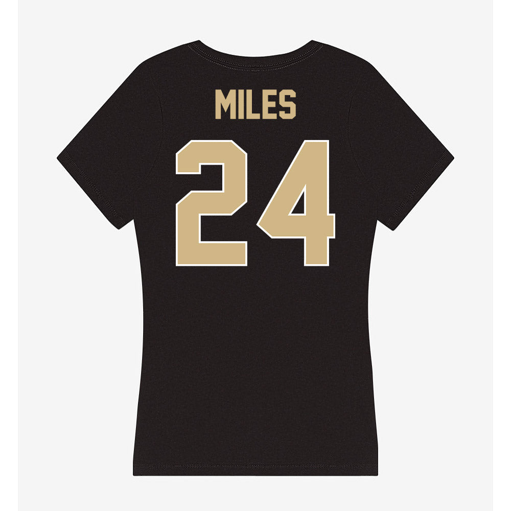 Purdue - NCAA Women's Soccer : Zoe Miles - Women's V-Neck T-Shirt-1