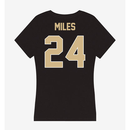 Purdue - NCAA Women's Soccer : Zoe Miles - Women's V-Neck T-Shirt-1