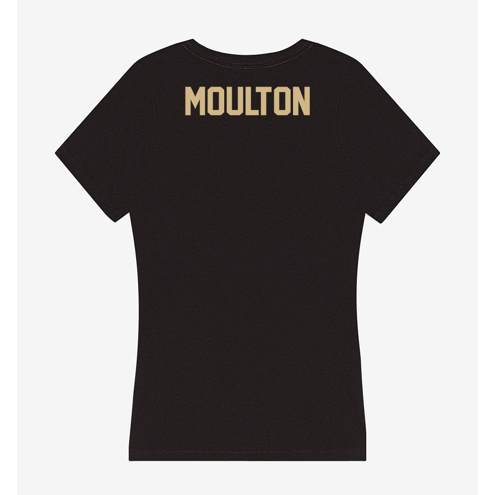 Purdue - NCAA Men's Track & Field : Jordan Moulton - Women's V-Neck T-Shirt-1