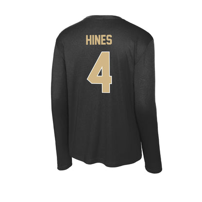Purdue - NCAA Football : Hudauri Hines - Activewear Long Sleeve T-Shirt-1
