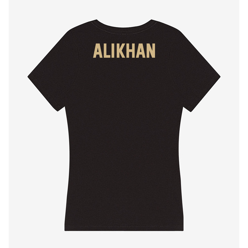 Purdue - NCAA Men's Tennis : Mujtaba Ali-Khan - Women's V-Neck T-Shirt-1