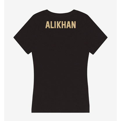 Purdue - NCAA Men's Tennis : Mujtaba Ali-Khan - Women's V-Neck T-Shirt-1