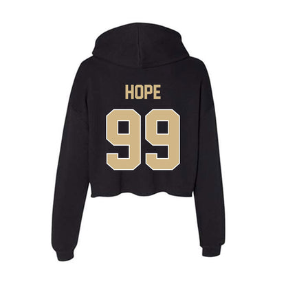 Purdue - NCAA Football : Josiah Hope - Women's Crop Fleece Hoodie-1