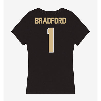 Purdue - NCAA Football : Smiley Bradford - Women's V-Neck T-Shirt-1