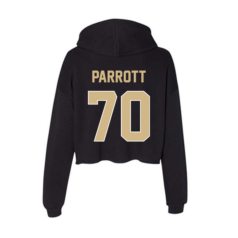 Purdue - NCAA Football : Maxwell Parrott - Women's Crop Fleece Hoodie-1