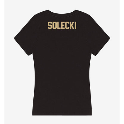 Purdue - NCAA Football : Aiden Solecki - Women's V-Neck T-Shirt-1