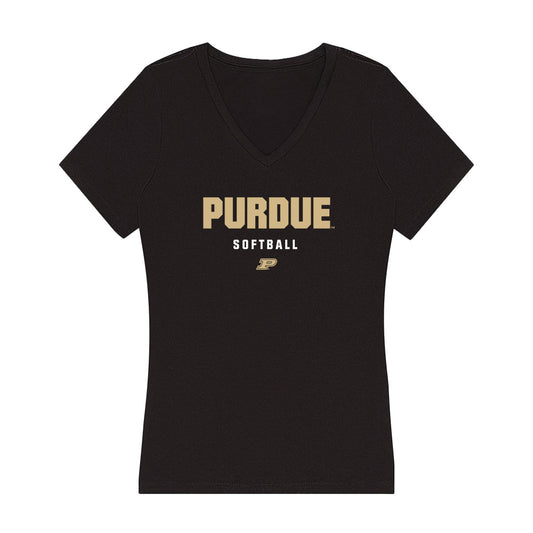 Purdue - NCAA Softball : Roxanne Sardo - Women's V-Neck T-Shirt-0