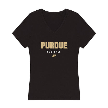 Purdue - NCAA Football : Hudson Miller - Women's V-Neck T-Shirt-0