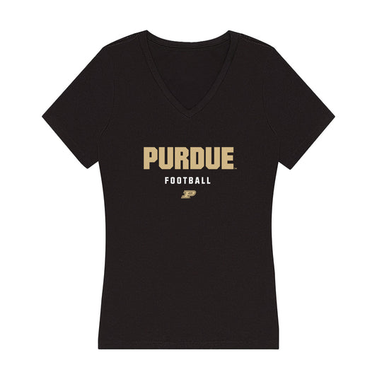 Purdue - NCAA Football : Bennett Meredith - Women's V-Neck T-Shirt-0
