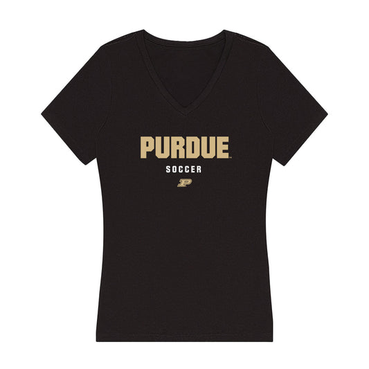 Purdue - NCAA Women's Soccer : Reese Kay - Women's V-Neck T-Shirt-0