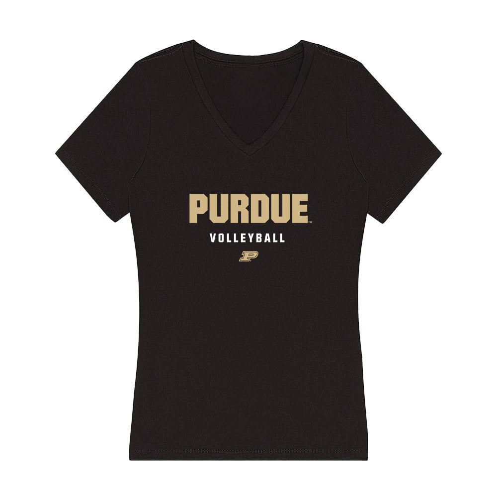 Purdue - NCAA Women's Volleyball : Sienna Foster - Women's V-Neck T-Shirt-0