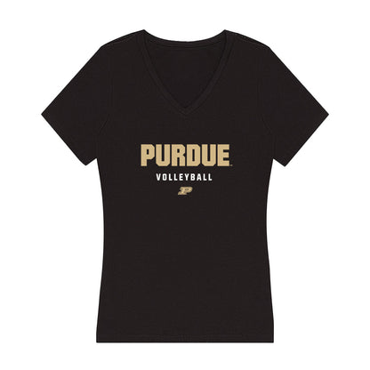 Purdue - NCAA Women's Volleyball : Sienna Foster - Women's V-Neck T-Shirt-0
