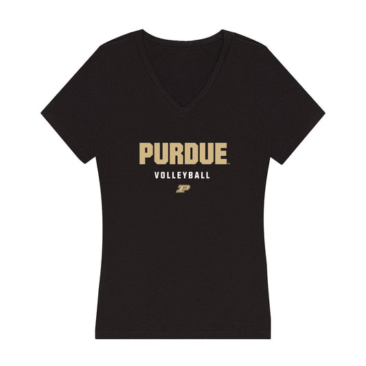 Purdue - NCAA Women's Volleyball : Sienna Foster - Women's V-Neck T-Shirt-0
