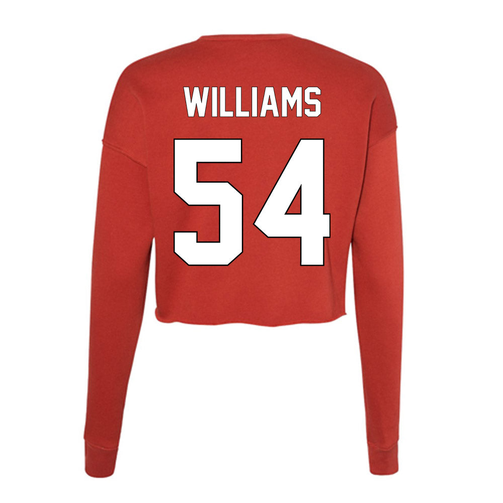 Maryland - NCAA Football : Lamar Williams - Women's Cropped Crew Fleece-1