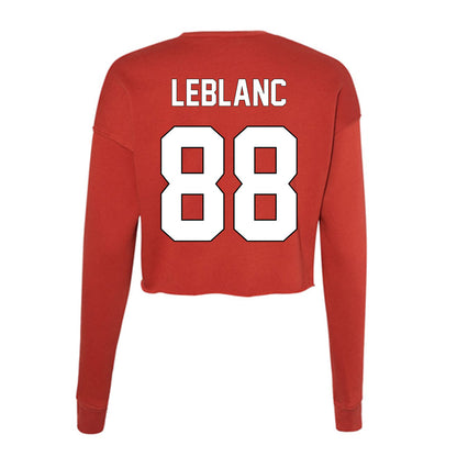 Maryland - undefined : Derrick LeBlanc - Women's Cropped Crew Fleece-1