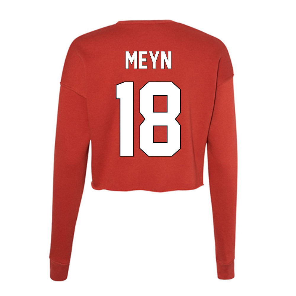 Maryland - NCAA Women's Lacrosse : Ava Meyn - Women's Cropped Crew Fleece-1