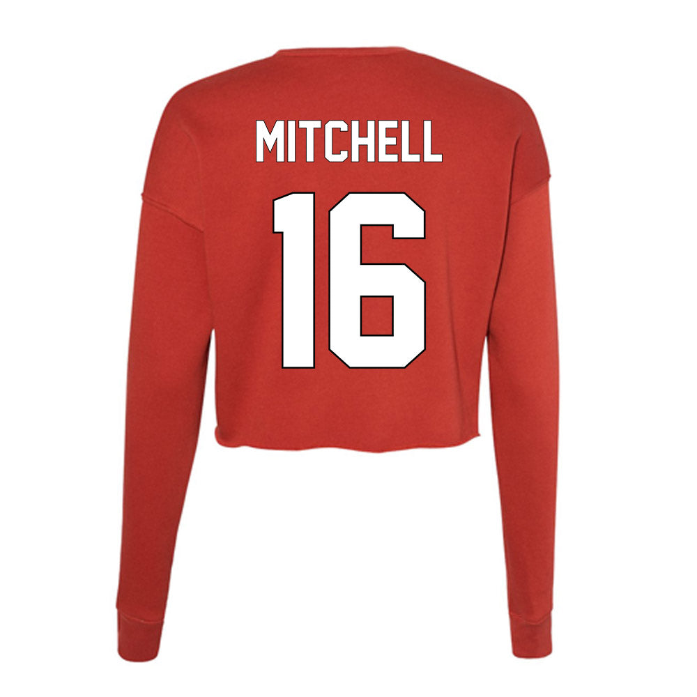 Maryland - NCAA Women's Field Hockey : Lily Mitchell - Women's Cropped Crew Fleece-1