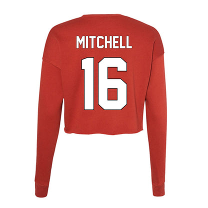 Maryland - NCAA Women's Field Hockey : Lily Mitchell - Women's Cropped Crew Fleece-1