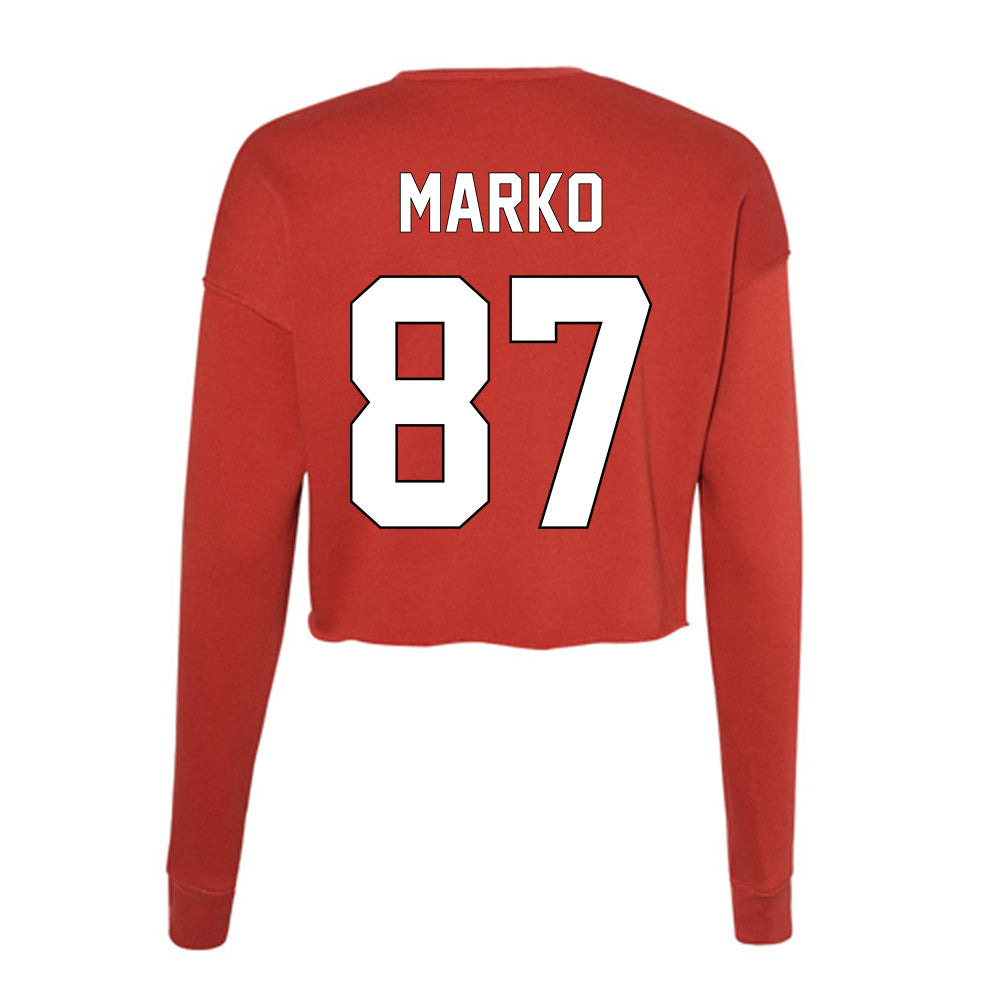 Maryland - undefined : Brayden Marko - Women's Cropped Crew Fleece-1