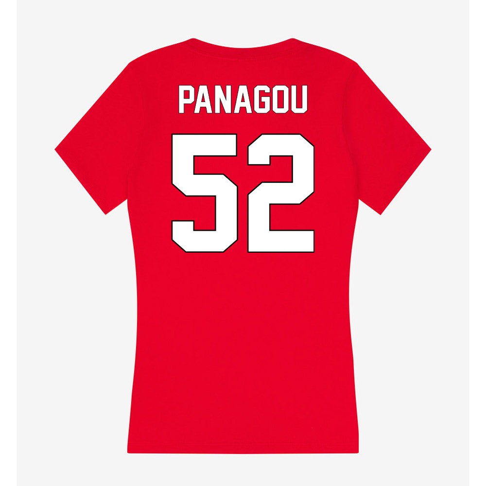 Maryland - undefined : Jon Panagou - Women's V-Neck T-Shirt-1