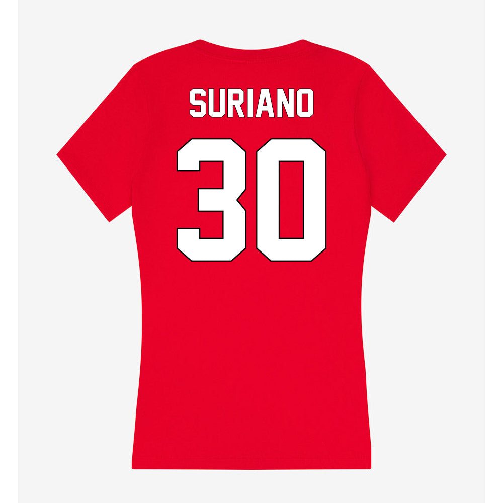 Maryland - NCAA Women's Lacrosse : Julia Suriano - Women's V-Neck T-Shirt-1