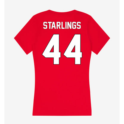 Maryland - NCAA Football : Joel Starlings - Women's V-Neck T-Shirt-1