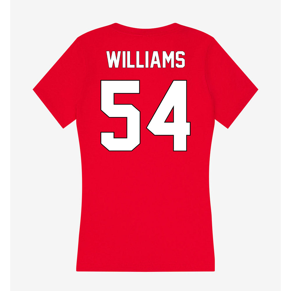 Maryland - NCAA Football : Lamar Williams - Women's V-Neck T-Shirt-1