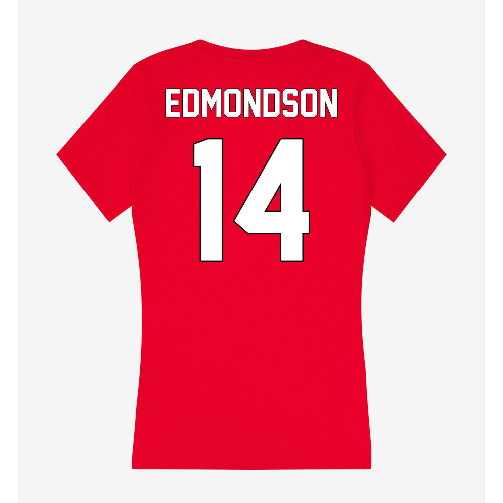 Maryland - NCAA Women's Lacrosse : Kori Edmondson - Women's V-Neck T-Shirt-1