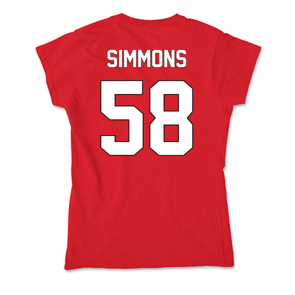 Maryland - NCAA Football : Joshua Simmons - Soft Style Women’s T-Shirt-1