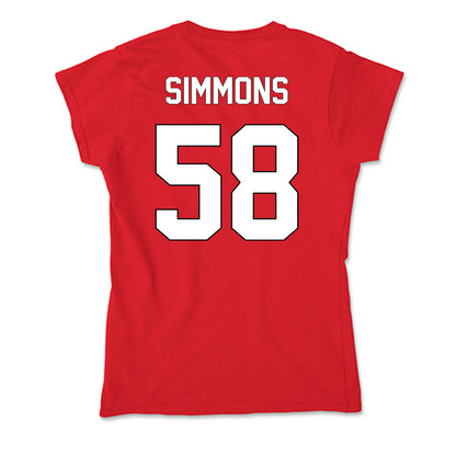 Maryland - NCAA Football : Joshua Simmons - Soft Style Women’s T-Shirt-1