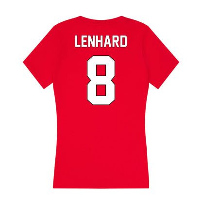 Maryland - NCAA Women's Soccer : Emily Lenhard - Women's V-Neck T-Shirt-1