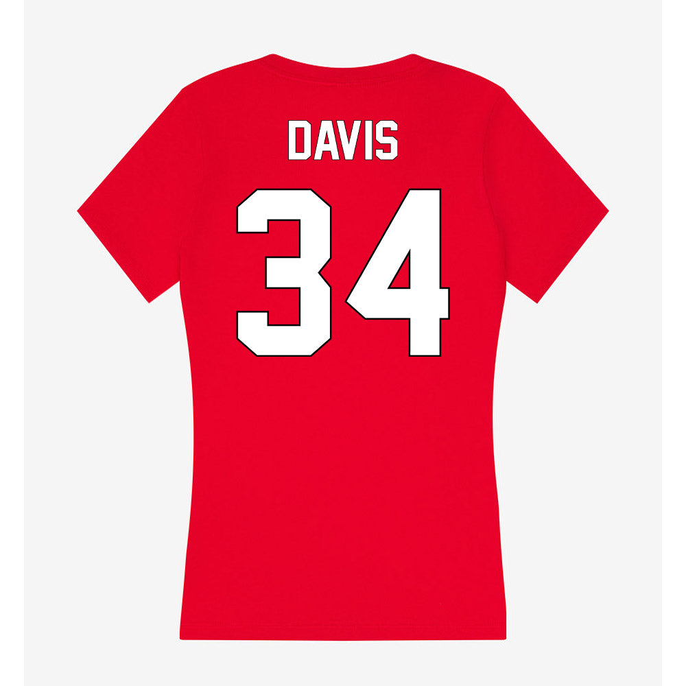 Maryland - undefined : Jianni Davis - Women's V-Neck T-Shirt-1