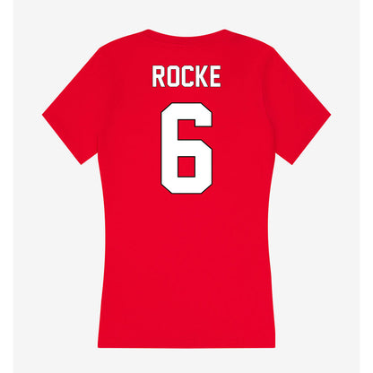 Maryland - NCAA Softball : Zayda Rocke - Women's V-Neck T-Shirt-1