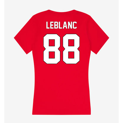 Maryland - undefined : Derrick LeBlanc - Women's V-Neck T-Shirt-1
