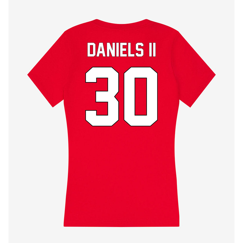 Maryland - NCAA Football : Travares Daniels II - Women's V-Neck T-Shirt-1