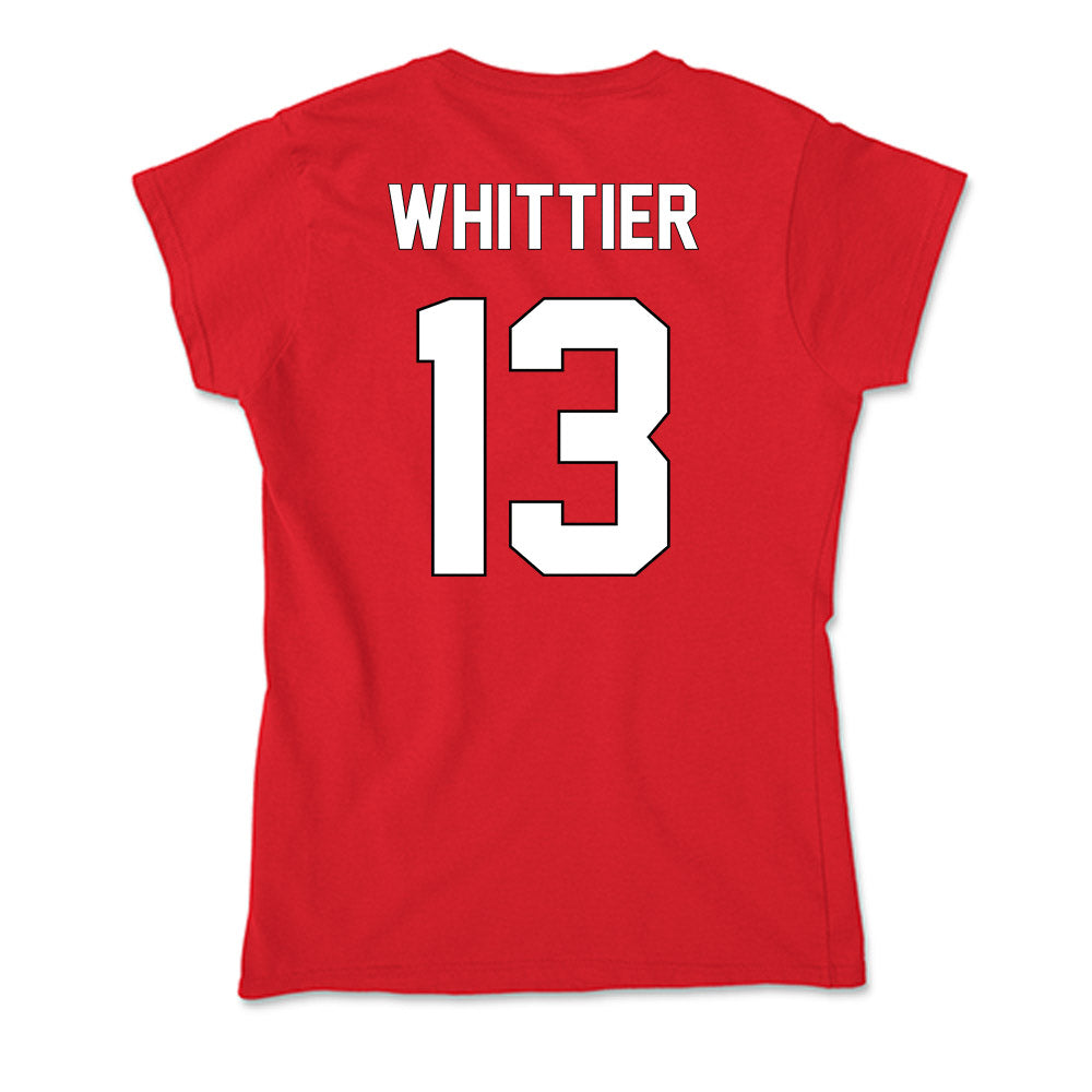 Maryland - NCAA Men's Lacrosse : Zach Whittier - Soft Style Women’s T-Shirt-1