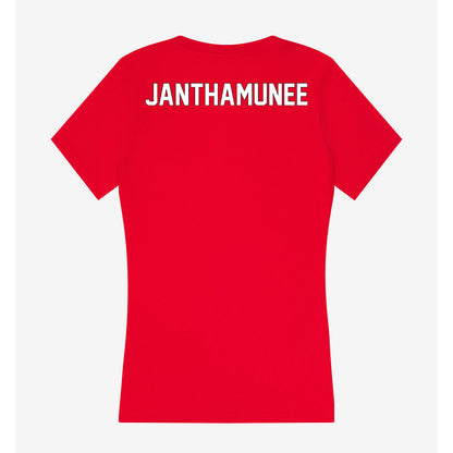 Maryland - NCAA Women's Golf : Surapa Janthamunee - Women's V-Neck T-Shirt-1