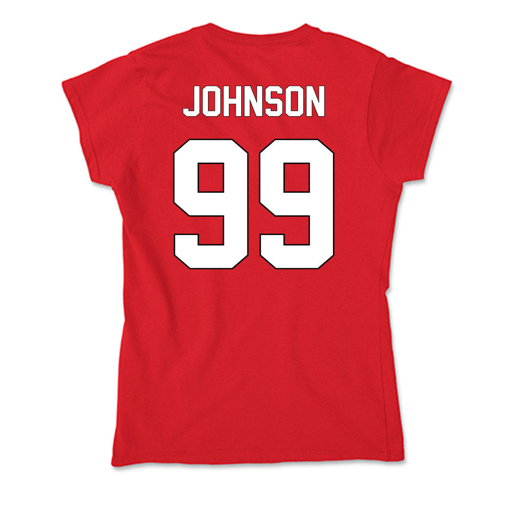 Maryland - NCAA Football : Lavon Johnson - Soft Style Women’s T-Shirt-1