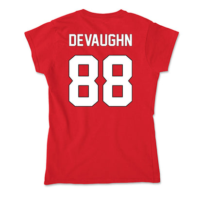 Maryland - NCAA Football : Justin DeVaughn - Soft Style Women’s T-Shirt-1
