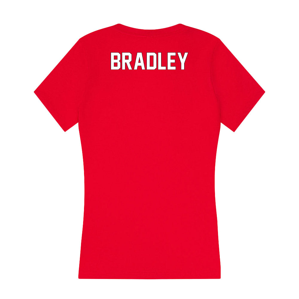 Maryland - NCAA Wrestling : Anthony Bradley - Women's V-Neck T-Shirt-1