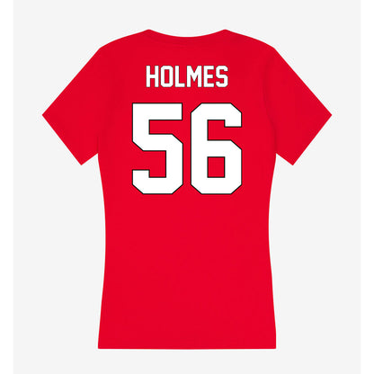 Maryland - NCAA Football : Daniel Holmes - Women's V-Neck T-Shirt-1