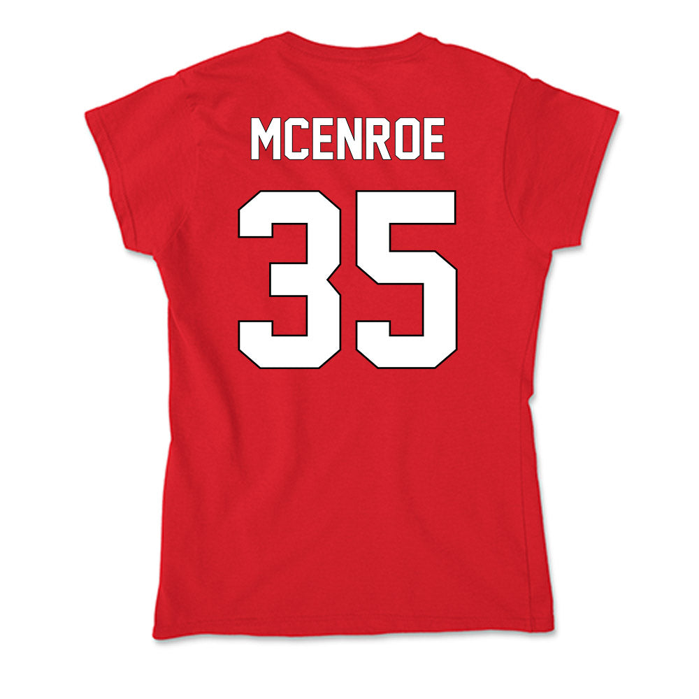 Maryland - NCAA Women's Lacrosse : Reileigh McEnroe - Soft Style Women’s T-Shirt-1