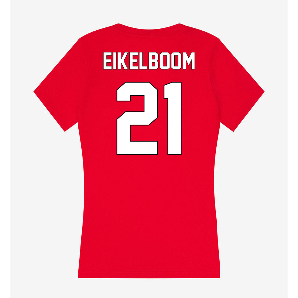 Maryland - NCAA Women's Field Hockey : Djuna Eikelboom - Women's V-Neck T-Shirt-1