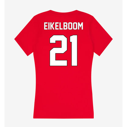 Maryland - NCAA Women's Field Hockey : Djuna Eikelboom - Women's V-Neck T-Shirt-1