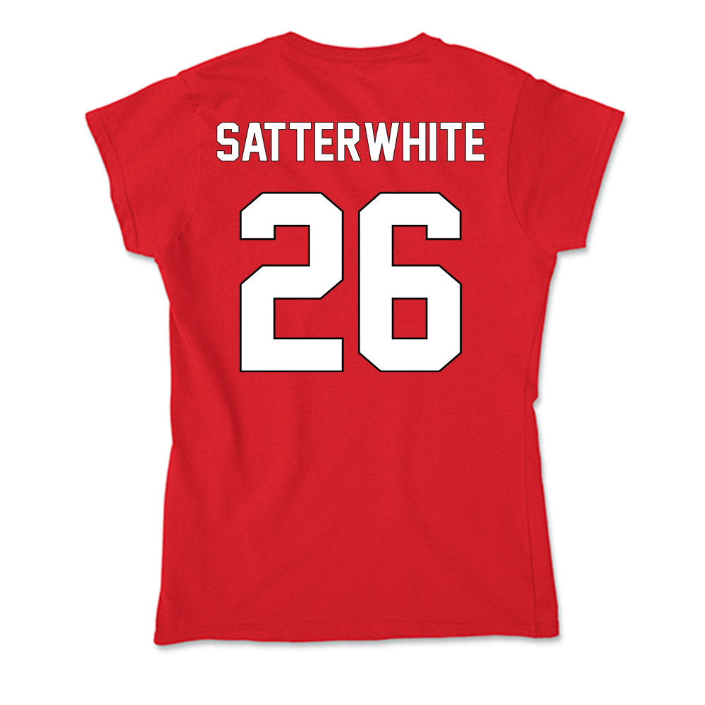 Maryland - NCAA Football : Hakim Satterwhite - Soft Style Women’s T-Shirt-1